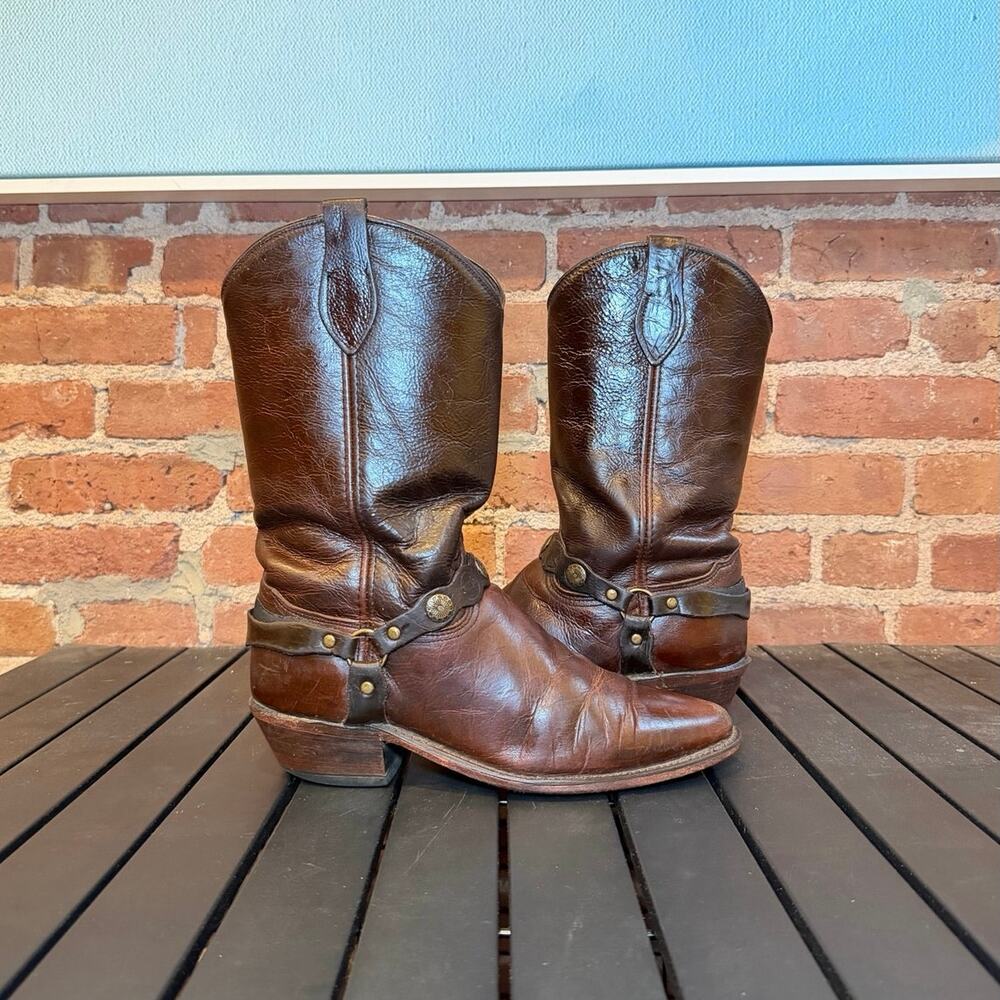 Abilene Sage Western Studded Harness Boot